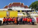 ทำความสะอาดและจัดเตรียมสถานที่ วัดวรนายกรังสรรค์เจติยบรรพตาร